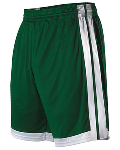 Alleson Athletic 538PY Green-Youth Single Ply Basketball Shorts Green