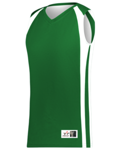 Alleson Athletic 54MMRW Green-Womens Reversible Basketball Jersey Green