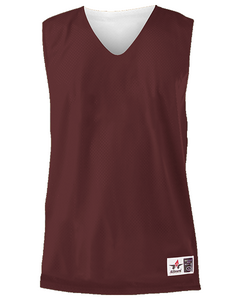 Alleson Athletic 560RY Maroon-Youth Reversible Mesh Jersey Maroon