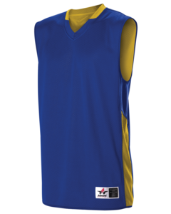 Alleson Athletic 589RSP Blue-Adult Single Ply Reversible Jersey Blue