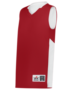 Alleson Athletic 589RSPW Red-Womens Single Ply Reversible Jersey Red