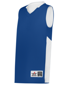 Alleson Athletic 589RSPW Blue-Womens Single Ply Reversible Jersey Blue
