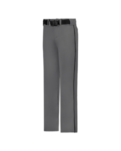 Alleson Athletic 605WLBY Gray-Youth Baseball Pant With Braid Gray
