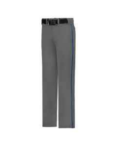 Alleson Athletic 605WLBY Gray-Youth Baseball Pant With Braid Gray