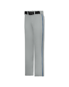Alleson Athletic 605WLBY Gray-Youth Baseball Pant With Braid Gray