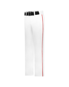 Alleson Athletic 605WLBY White-Youth Baseball Pant With Braid White