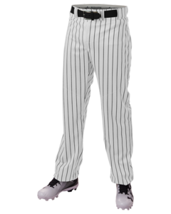 Alleson Athletic 655WPNY White-Youth CRUSH Pinstripe Pant White