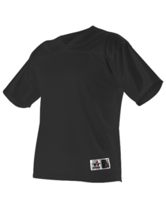 Alleson Athletic 703FJ Black-Adult Fanwear Football Jersey Black