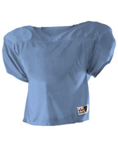 Alleson Athletic 705Y Blue-Youth Practice Football Jersey Blue
