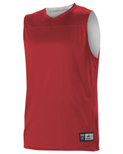 Alleson Athletic A105BA Red-Adult NBA Blank Reversible Game Jersey Red