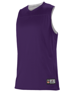 Alleson Athletic A105BG Purple-Girls Blank Reversible WNBA Racerback Jersey Purple