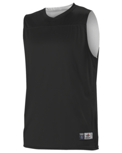 Alleson Athletic A105BY Black-Youth NBA Blank Reversible Game Jersey Black