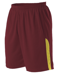 Alleson Athletic A205BY Red-Youth NBA Blank Game Shorts Red