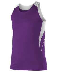 Alleson Athletic R1LFJW Purple-Womens Loose Fit Track Tank Purple