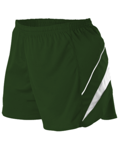 Alleson Athletic R1LFPW Green-Womens Loose Fit Track Shorts Green
