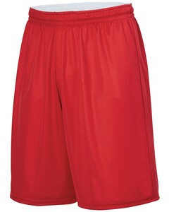 Reversible Wicking Shorts Red Augusta Sportswear 1406 Red