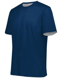 Youth Short Sleeve Mesh Reversible Jersey Navy Augusta Sportswear 1603 Navy