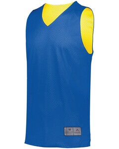 Augusta Sportswear 162 Blue-Youth Tricot Mesh Reversible Basketball Jersey Blue