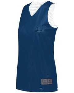 Women's Tricot Mesh Reversible 2.0 Jersey Navy Augusta Sportswear 163 Navy