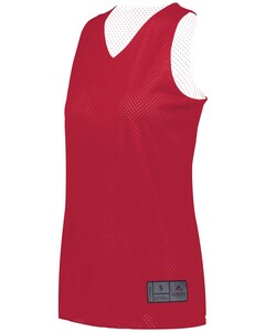 Women's Tricot Mesh Reversible 2.0 Jersey Red Augusta Sportswear 163 Red
