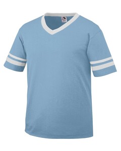 Augusta Sportswear 360 Blue-Striped Sleeve Football Fanwear T-Shirt Blue