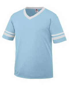 Youth Sleeve Stripe Jersey Blue Augusta Sportswear 361 Blue