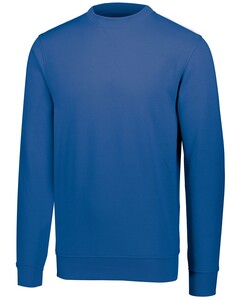 60/40 Fleece Crewneck Sweatshirt Blue Augusta Sportswear 5416 Blue