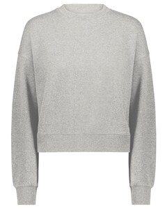 Augusta Sportswear 5424 Gray-Women's Slouchy Crew Gray