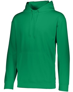 Wicking Fleece Hoodie Green Augusta Sportswear 5505 Green