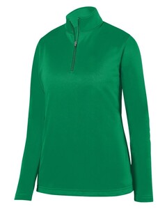 Women's Wicking Fleece Pullover Green Augusta Sportswear 5509 Green
