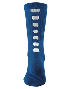 Color Block Crew Sock Blue Augusta Sportswear 6091 Blue