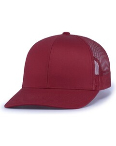 6-PANEL TRUCKER HAT Red Augusta Sportswear 6114 Red