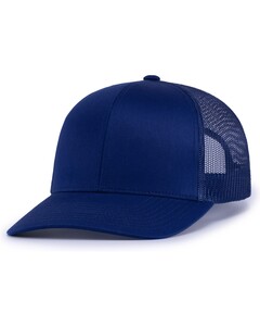 6-PANEL TRUCKER HAT Blue Augusta Sportswear 6114 Blue