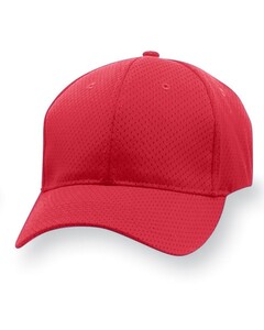 Youth Sport Flex Athletic Mesh Cap Red Augusta Sportswear 6233 Red