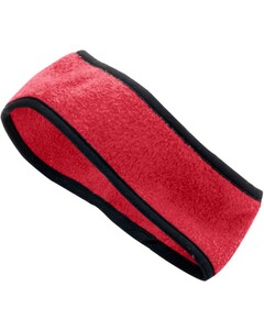 Chill Fleece Sport Headband Red Augusta Sportswear 6753 Red