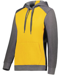 Women's Three-Season Fleece Pullover Hoodie Yellow Augusta Sportswear 6867 Yellow