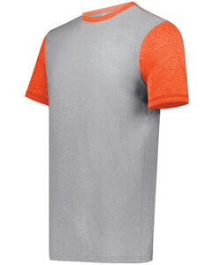 Augusta Sportswear 6877 Gray-Youth Gameday Vintage Ringer Tee Gray