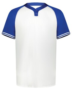 Cutter+ Henley Baseball Jersey White Augusta Sportswear 6905 White