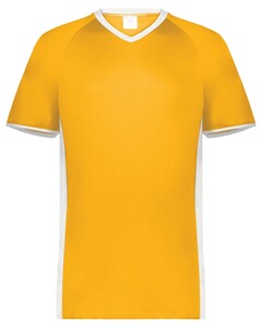 Youth Cutter+ V-Neck Baseball Jersey Yellow Augusta Sportswear 6908 Yellow