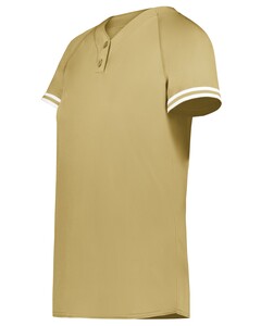 Women's Cutter+ Henley Softball Jersey Yellow Augusta Sportswear 6917 Yellow