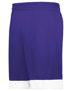 Augusta Sportswear 6930 Purple-Youth Swish Reversible Basketball Shorts Purple