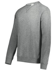 Augusta Sportswear 6958 Gray-Youth All-Day Core Basics Fleece Crewneck Sweatshirt Gray