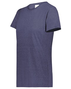 Augusta Sportswear 6961 Navy-Women's All-Day Core Basic Tri-Blend Tee Navy