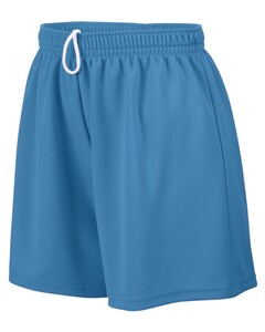 Women's Wicking Mesh Short Blue Augusta Sportswear 960 Blue