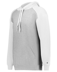 Badger 124900 Gray-Athletic Fleece Sport Hoodie Gray
