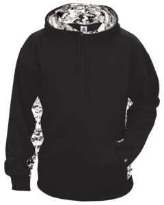 Badger 146400 Black-Digital Colorblock Hood Black