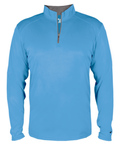 Badger 210200 Blue-B-Core Youth 1/4 Zip Blue