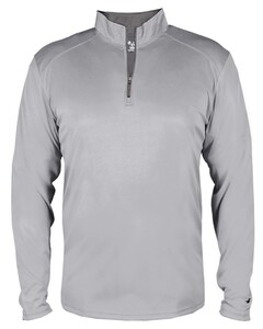 Badger 210200 Gray-B-Core Youth 1/4 Zip Gray