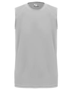 Badger 213000 Gray-B-Core Sleeveless Youth Tee Gray