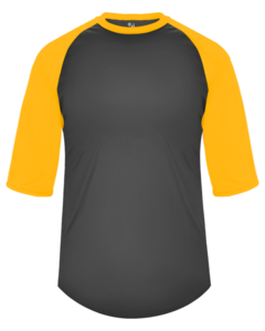 Badger 213300 Gray-B-Baseball Youth Tee Gray